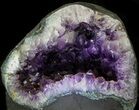 Dark Amethyst Geode From Brazil ( lbs) - FREE US SHIPPING #34440-2